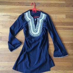 beaded tunic beach cover up